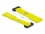 Delock Hook-and-loop cable tie with Loop and Fastening Eyelet L 150 x W 20 mm yellow 5 pieces