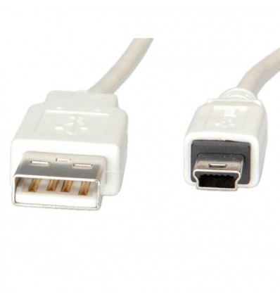 VALUE USB 2.0 Cable, Type A - 5-Pin Mini 1.8 m
