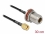 Delock Antenna Cable RP-SMA plug to N jack RG-174 30 cm
