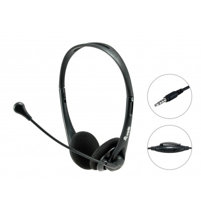  STEREO HEADSET WITH MUTE. Equip