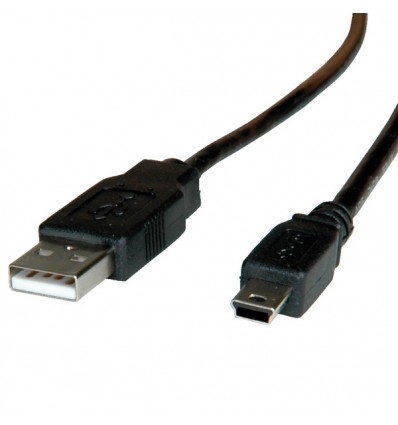 ROLINE USB 2.0 Cable, Type A - 5-Pin Mini 1.8 m