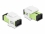 Delock Keystone Module SC Simplex female to SC Simplex female limegreen / white