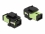 Delock Keystone Module SC Simplex female to SC Simplex female limegreen / black