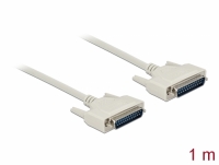 Delock Serial Cable D-Sub 25 male to male 1 m