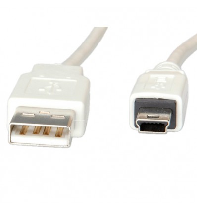 VALUE USB 2.0 Cable, Type A - 5-Pin Mini 3.0 m