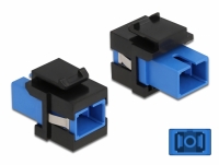 Delock Keystone Module SC Simplex female to SC Simplex female blue / black