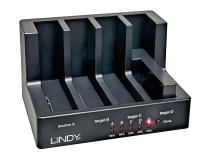 Lindy USB 3.0 Docking & Clone Station for 4 SATA hard drives