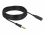 Delock Stereo Jack Extension Cable 6.35 mm 3 pin male to female 10 m black