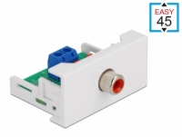 Delock Easy 45 Module RCA female port 22.5 x 45 mm