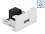 Delock Easy 45 Module USB 2.0 Type-A female to RJ45 female port 22.5 x 45 mm