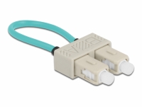 Delock Optical Fiber loopback Adapter SC / OM3 Multi-mode beige