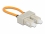 Delock Optical Fiber loopback Adapter SC / OM1 Multi-mode beige