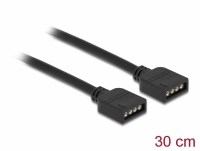 Delock RGB Connection Cable 4 pin for 12 V RGB LED illumination 30 cm