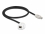 Delock Keystone Module mini DisplayPort female 110° > mini DisplayPort male with cable white