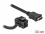 Delock Keystone Module HDMI female 110° - HDMI female with cable black