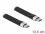 Delock USB 3.2 Gen 2 FPC Flat Ribbon Cable USB Type-C™ to USB Type-C™ 13.5 cm PD 3 A E-Marker