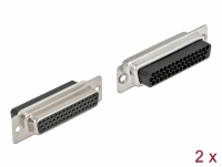 Delock D-Sub HD 44 pin crimp female, metal, 2 pieces