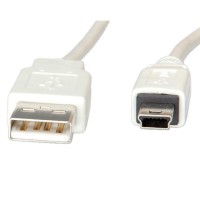 VALUE USB 2.0 Cable, Type A - 5-Pin Mini 0.8 m