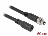 Delock DC Extension Cable 5.5 x 2.1 mm male to female screwable