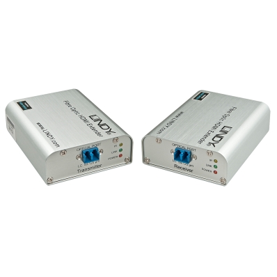 Lindy 300m/450m Fibre Optic HDMI 10.2G Extender