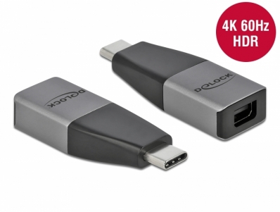 Delock USB Type-C™ Adapter to mini DisplayPort (DP Alt Mode) 4K 60 Hz – compact design