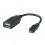 ROLINE USB 2.0 Cable, USB Type A F - Micro USB B M, OTG 0.15 m