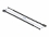 Delock Beaded Cable Tie reusable L 100 x W 2.4 mm black 100 pieces