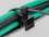 Delock Cable tie with edge clip L 200 x W 4.8 mm black 50 pieces