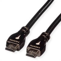 ROLINE HDMI Ultra HD Cable + Ethernet, M/M, black, 10 m