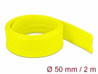 Delock Braided Sleeve stretchable 2 m x 50 mm yellow