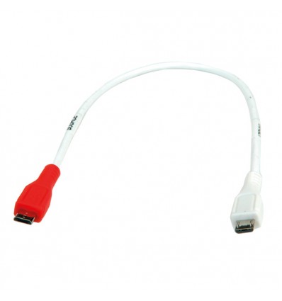 VALUE USB 2.0 Charging Cable, Micro B - Micro B, M/M 0.3m