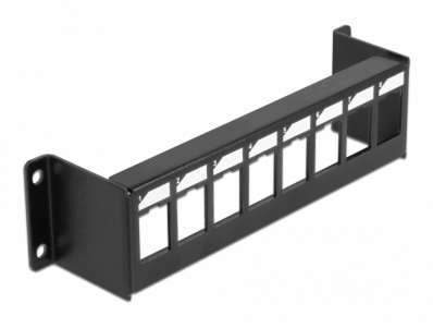 Delock Keystone Mounting Panel 8 Port surface mount