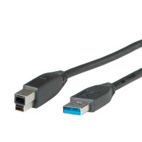 ROLINE USB 3.0 Cable, Type A M - B M 1.8 m