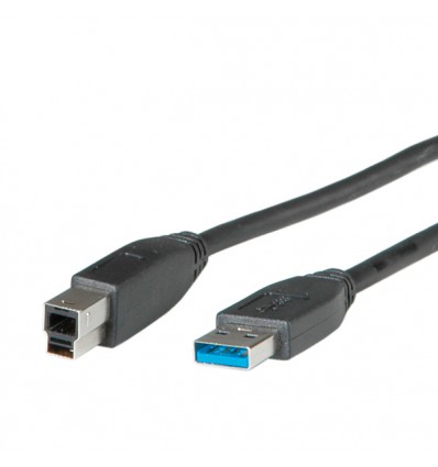 ROLINE USB 3.0 Cable, Type A M - B M 1.8 m