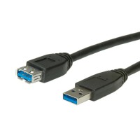 ROLINE USB 3.0 Cable, Type A M - A F 1.8 m