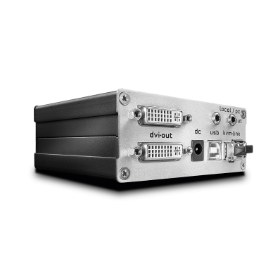 Lindy 500m Fibre Optic DVI-D Single Link & USB 2.0 KVM Extender, Transmitter