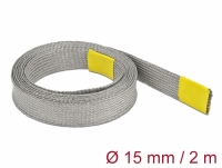 Delock Braided sleeve for EMC shielding stretchable 2 m x 15 mm