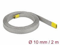 Delock Braided sleeve for EMC shielding stretchable 2 m x 10 mm