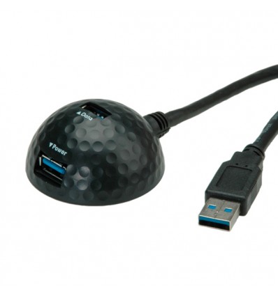 VALUE USB 3.0 "DOME" Cable, black 1.5 m