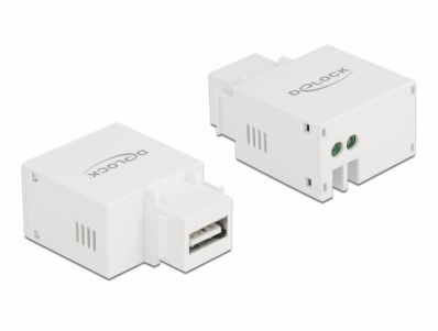 Delock Keystone Module USB Type-A Charging Port 2.1 A white