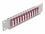 Delock 10″ Fiber Optic Patch Panel 12 Port LC Quad violet 1U grey