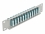 Delock 10″ Fiber Optic Patch Panel 12 Port LC Quad aqua 1U grey