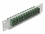 Delock 10″ Fiber Optic Patch Panel 12 Port SC Duplex green 1U grey