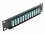 Delock 10″ Fiber Optic Patch Panel 12 Port LC Quad aqua 1U black