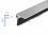 Delock Brush strip 20 mm with aluminium profile angled - length 1 m