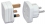 Lindy UK to Euro Adapter Travel Plug, White