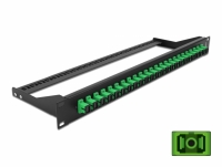 Delock 19″ Fibre Patch Panel 24 port SC Simplex green