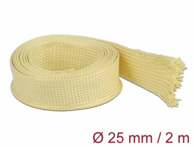 Delock Braided Sleeve made of aramid fibers 2 m x 25 mm