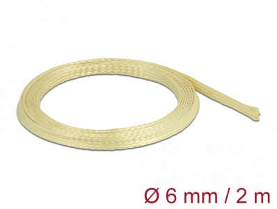 Delock Braided Sleeve made of aramid fibers 2 m x 6 mm