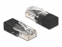 Delock RJ45 plug with terminating resistor